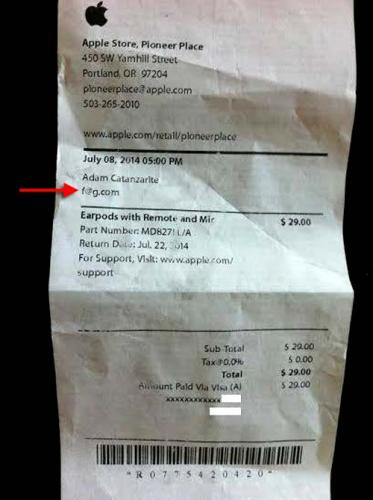 photo of Email Address on Store Receipt Sparks Debate image