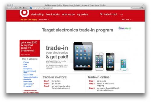 photo of Bring in your old iPad to Target for at least $200 in in-store credit image