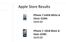 photo of Alleged factory unlocked iPhone 5 prices appear on Apple's website image