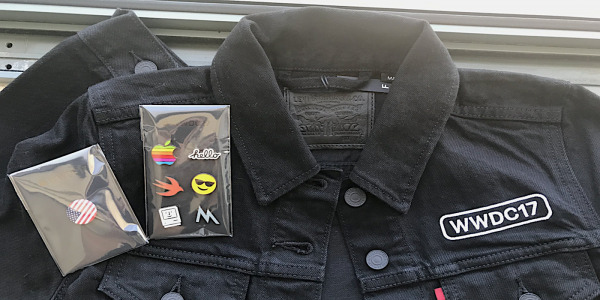 photo of Apple gifts WWDC ’17 attendees custom Levi’s jackets & pins image