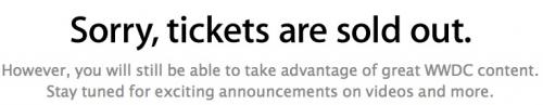 photo of Tickets for WWDC 2013 Sell Out in Two Minutes image