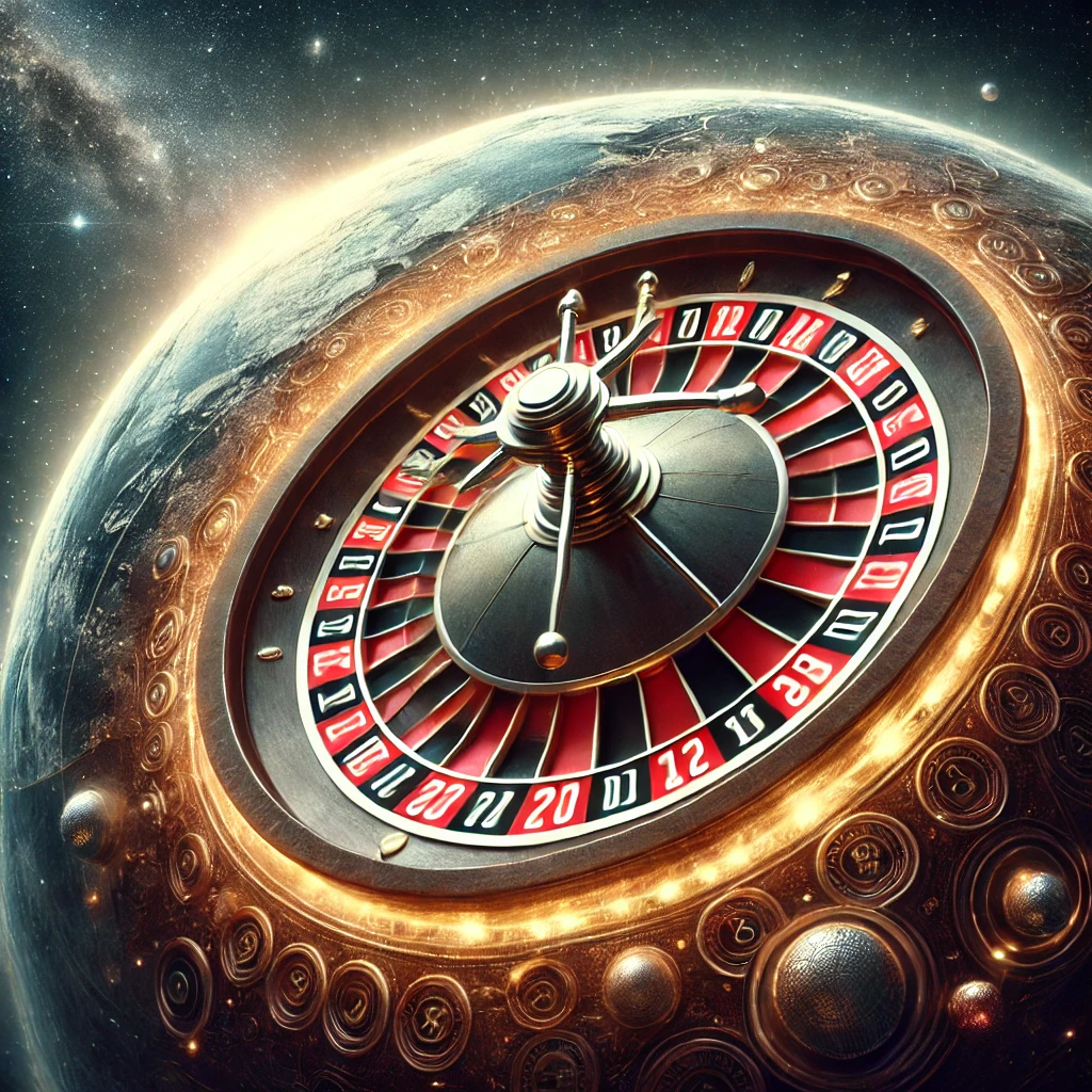 roulette wheel in space