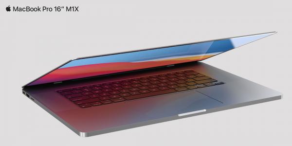 photo of Spectacular renders imagine the rumored 2021 16-inch MacBook Pro design image