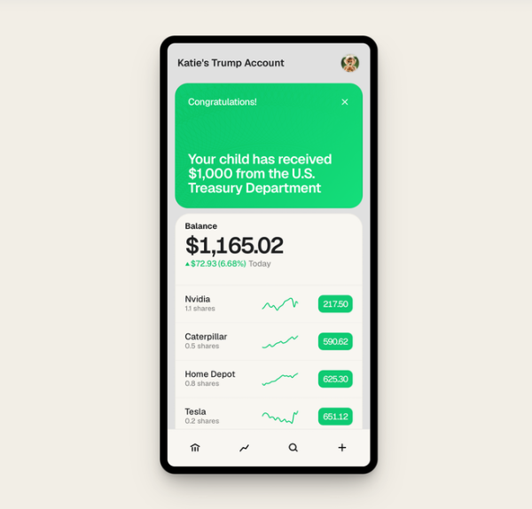 Trump Accounts app launches Thursday on&hellip;