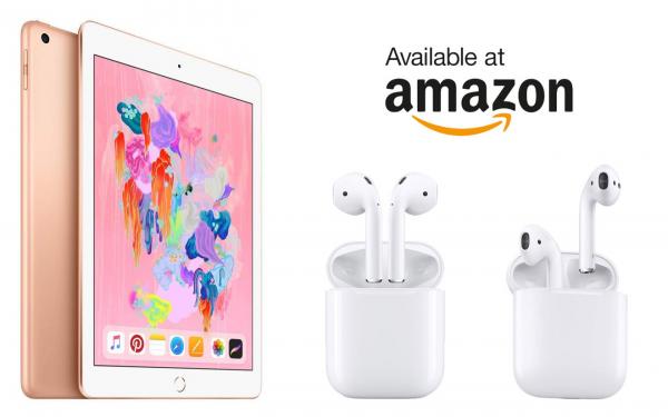photo of Amazon has Apple's 2018 iPads for $249, AirPods for $154 and 2018 iPad Pro WiFi + Cellular for $899 with quick shipping image