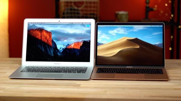 photo of Comparing the 2018 MacBook Air with the less-expensive 2017 model image