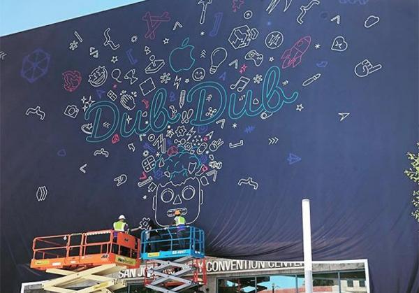 photo of Apple decorates McEnery Convention Center with WWDC livery image