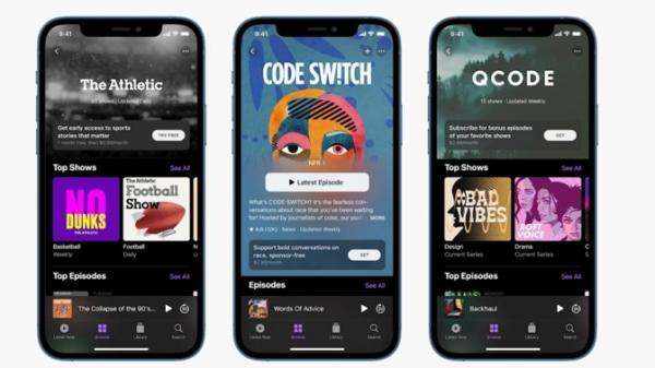 photo of Apple announces subscription Podcast service image