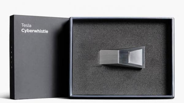 photo of Tesla selling $50 Cyberwhistle, Musk mocks $19 Apple polishing cloth image
