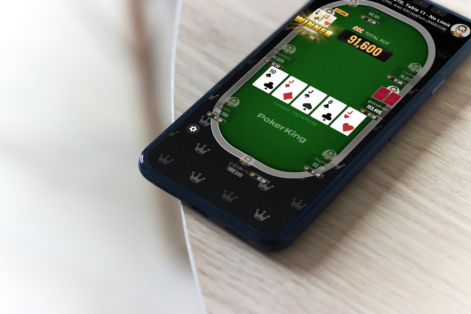 iPhone poker game