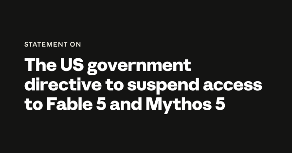 U.S. Government Directs Anthropic to&hellip;