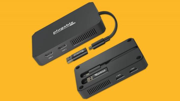 photo of New Plugable USB-C dock supports four external displays on M1 Macs image
