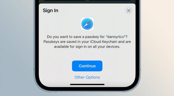How to use Passkeys instead of passwords on iOS 16
