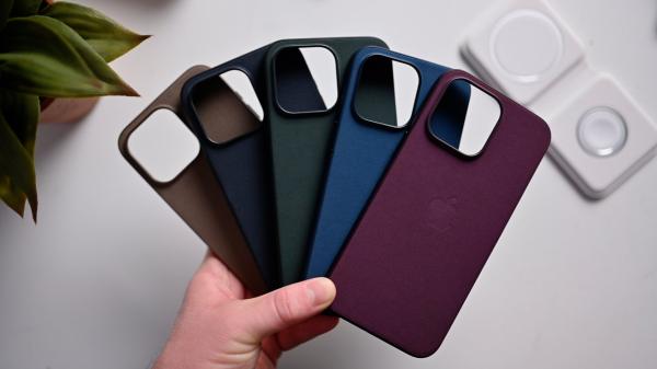 photo of Hands on: Apple's new FineWoven iPhone 15 cases image