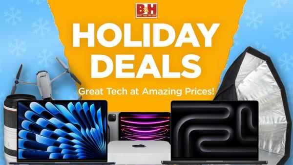 photo of Get free next day shipping & save up to $1,800 on Apple gear at B&H image