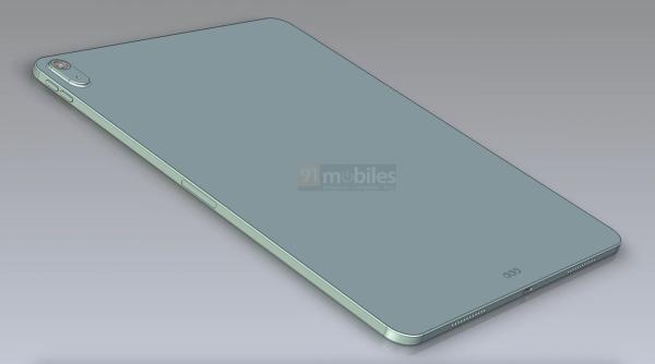 photo of 12.9-inch iPad Air CAD drawing alludes to new camera bump image