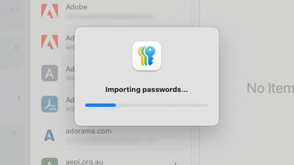 photo of iOS 18 Passwords app can't import passwords, but macOS can image