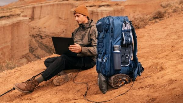 photo of Bluetti Handsfree Backpack with portable power station is a photographer's dream image