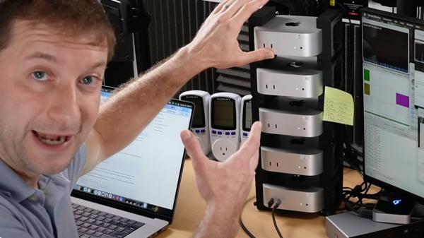 photo of M4 Mac minis in a computing cluster is an incredibly cool project, but not hugely effective image