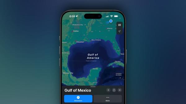 Apple Maps shows users the Gulf of…