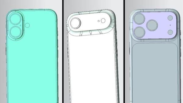 photo of Leaker shares more iPhone 17 series CAD designs sporting camera bars image