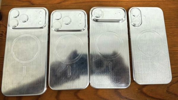 Leaked iPhone 17 metal molds show off…