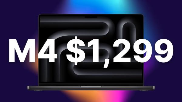 photo of Save $300 on Apple's M4 MacBook Pro line, with prices from $1,299 image