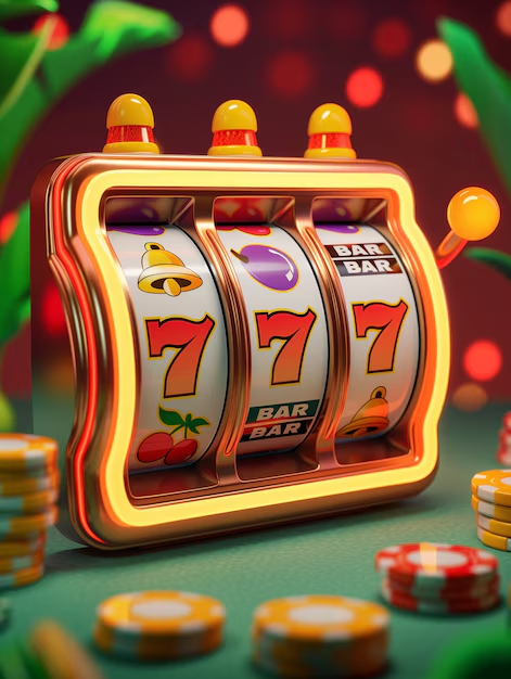 casino slot machine 777 display