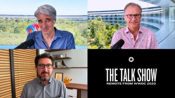 photo of The Talk Show Remote From WWDC 2020 with Guests Craig Federighi and Greg Joswiak image