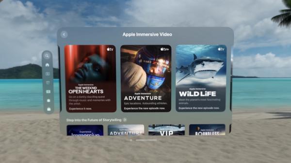 New Apple Vision Pro immersive video…