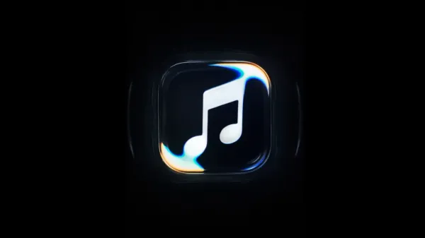 New Apple Music logo was made with sound and mineral oil