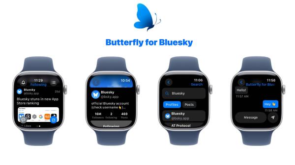 Butterfly puts Bluesky on your Apple Watch with a beautiful app