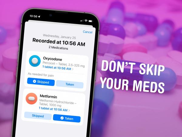 Your iPhone can track your medications&hellip;