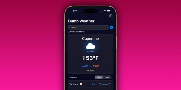 Indie App Spotlight: ‘Dumb Weather’ offers the forecast…