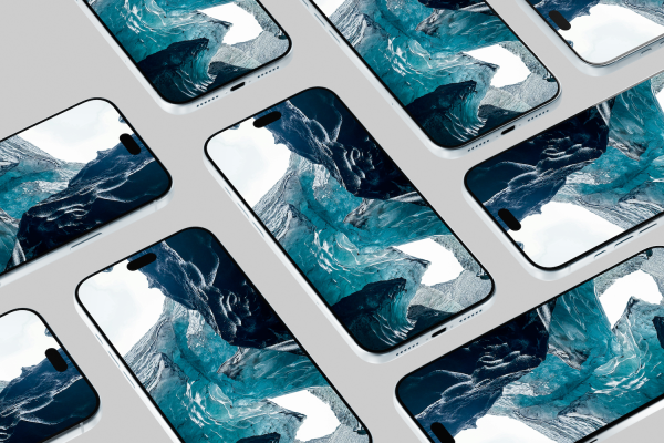 Blue Glacier iPhone 18 Pro wallpaper&hellip;