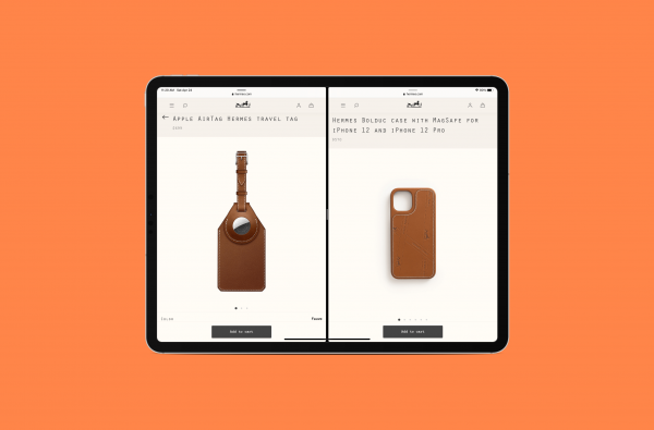 photo of Hermès offering $699 AirTag travel tag and new $570 MagSafe case exclusively on their website image