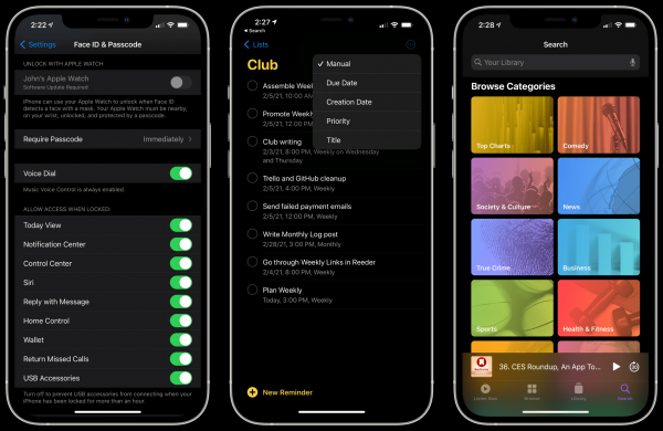 photo of Apple Releases Betas with Face ID Plus Apple Watch iPhone Unlocking, App Tracking Transparency, and Other New Features image