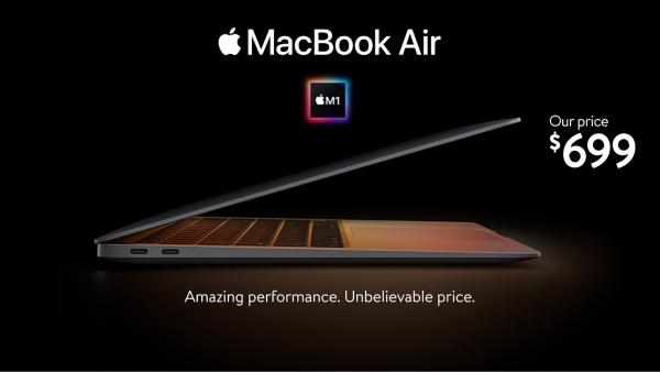 photo of Walmart begins selling the Mac for the first time: M1 MacBook Air for $699 [Updated] image