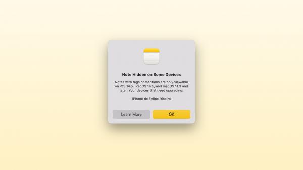 photo of PSA: Notes created with iOS 15 and macOS 12 might be unavailable in previous OS versions image