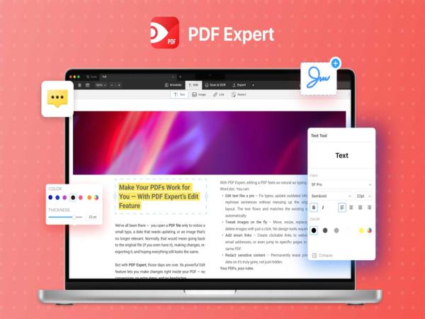 photo of Editing PDFs on your Mac just got a lot cheaper with this $79.99 lifetime deal image