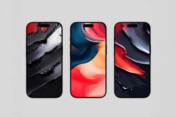 Gloopy, painted texture wallpapers for&hellip;