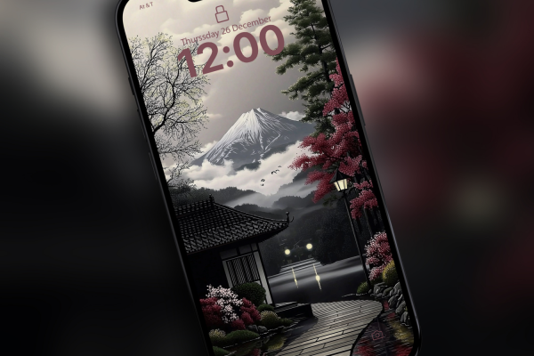 Quaint mountain town wallpaper for&hellip;
