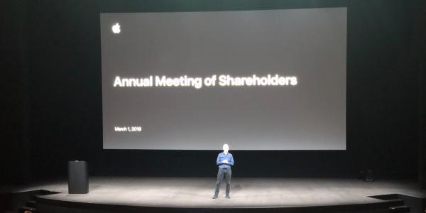 photo of 2019 AAPL shareholders meeting: New iPad Pro features, philanthropy controversy, Apple health push image