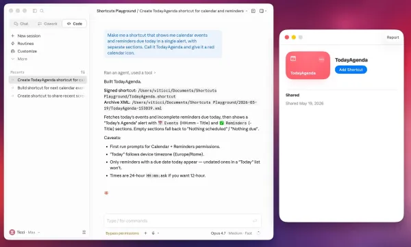 This AI tool helps you create iPhone shortcuts using…