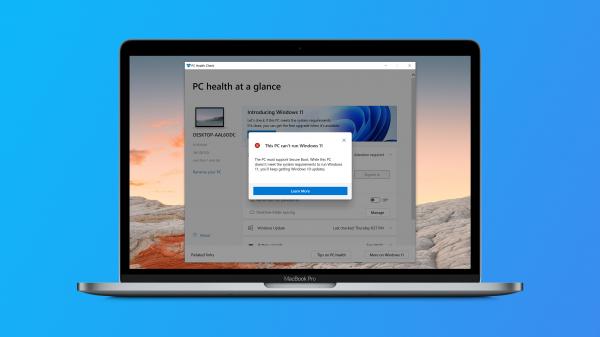photo of Windows 11 won’t be officially supported by any Intel Mac — here’s why image