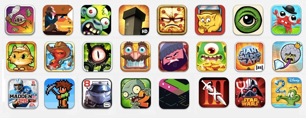 addictive game icons
