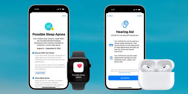 Apple Watch and AirPods health features…