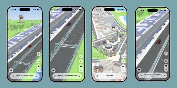 Apple Maps adds detailed F1 experience…
