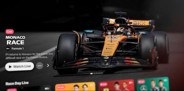 Apple TV previews new F1 streaming…