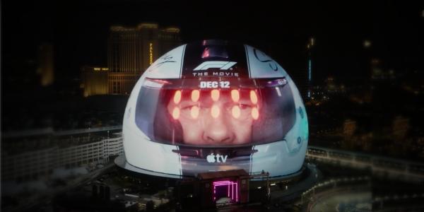 Apple TV takes over Las Vegas Sphere for F1 weekend to…